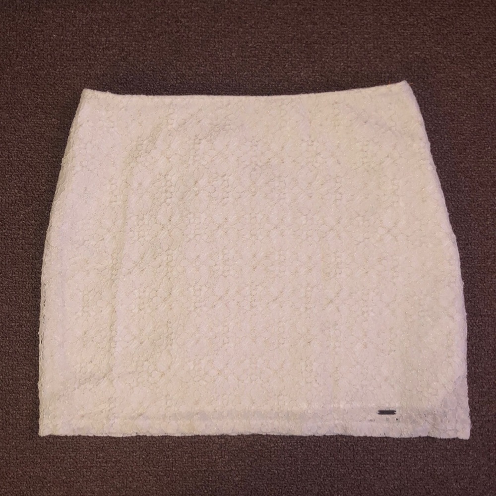 Cream Hollister Skirt
